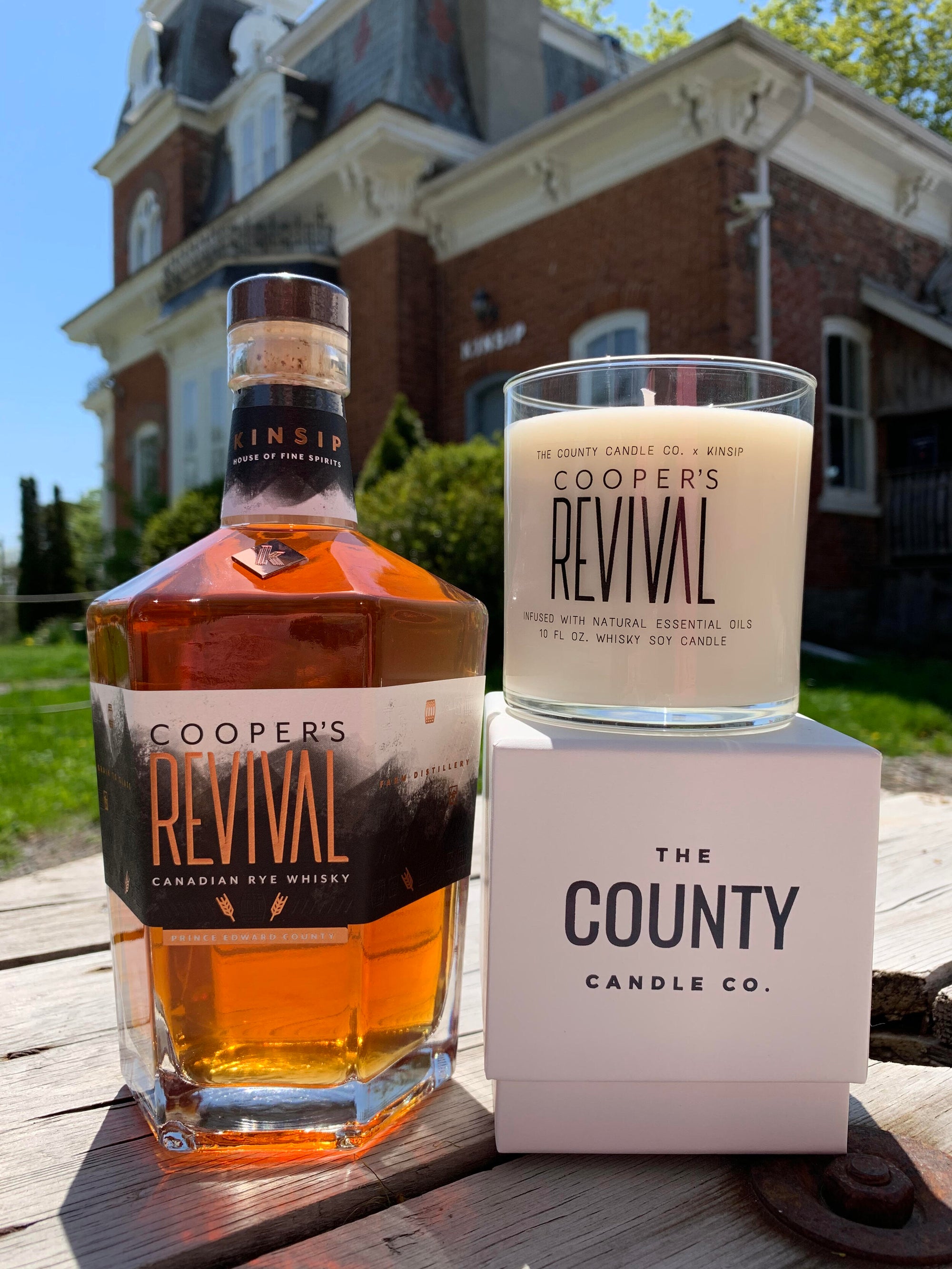 Cooper's Revival Rye Whisky Scented Candle