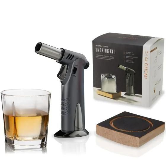 3-Piece Alchemi Barrel Board Smoking Set by Viski