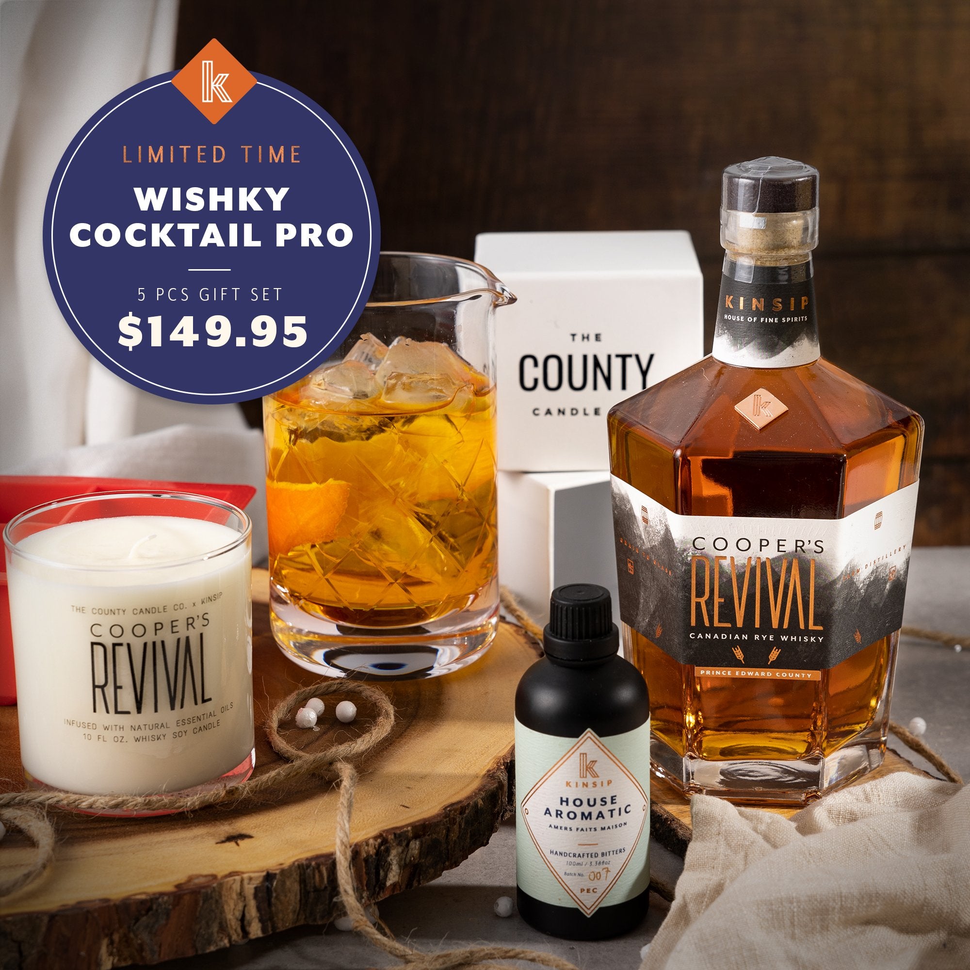 "The Whisky Cocktail Pro" Gift Set
