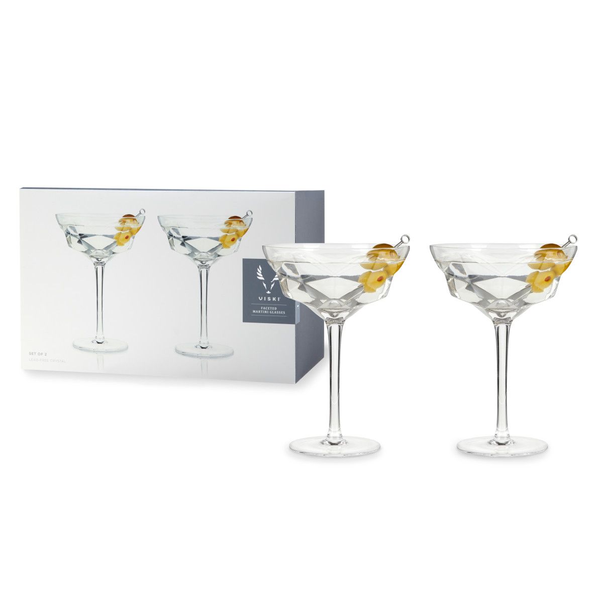 Viski Seneca Martini Glasses - Thumbnail 5